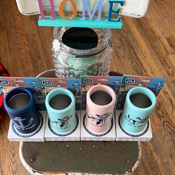 Life Is Good Slim Can Coolers(each sold individually) - Picture 2 of 8